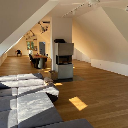 Salzburg-Loft Im Stadtteil Leopoldskron-Moos 120Qm Mit Balkon & Untersbergblick Exteriör bild