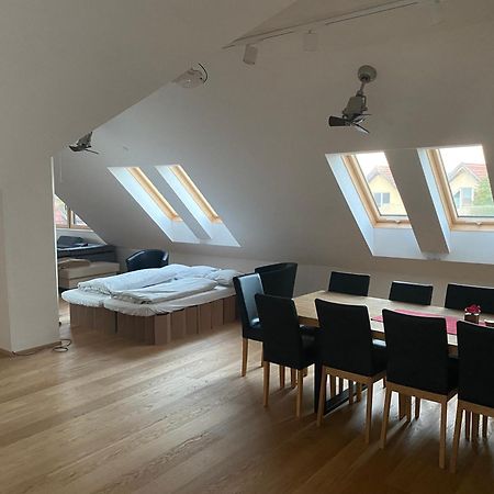 Salzburg-Loft Im Stadtteil Leopoldskron-Moos 120Qm Mit Balkon & Untersbergblick Exteriör bild