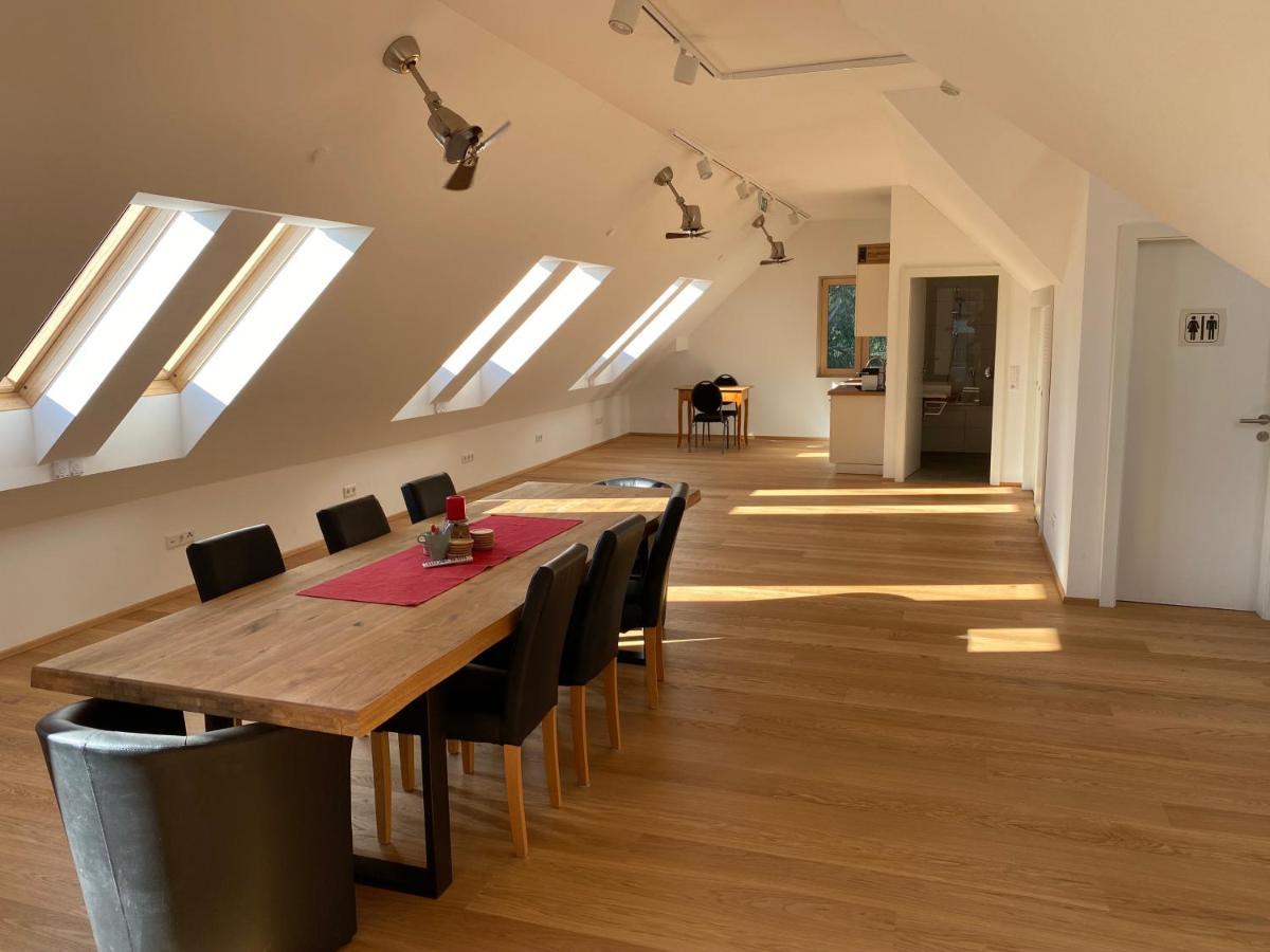 Salzburg-Loft Im Stadtteil Leopoldskron-Moos 120Qm Mit Balkon & Untersbergblick Exteriör bild