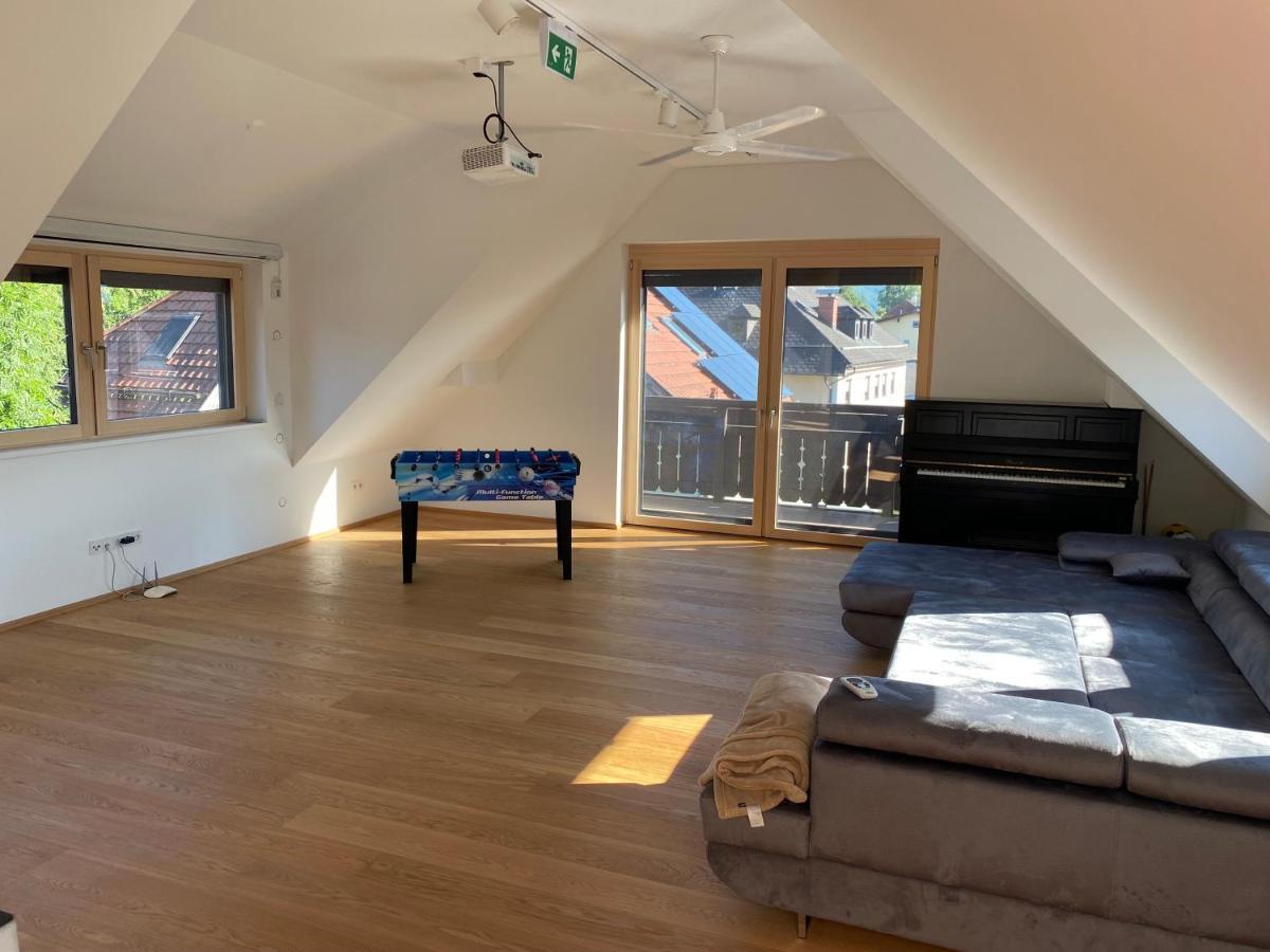 Salzburg-Loft Im Stadtteil Leopoldskron-Moos 120Qm Mit Balkon & Untersbergblick Exteriör bild
