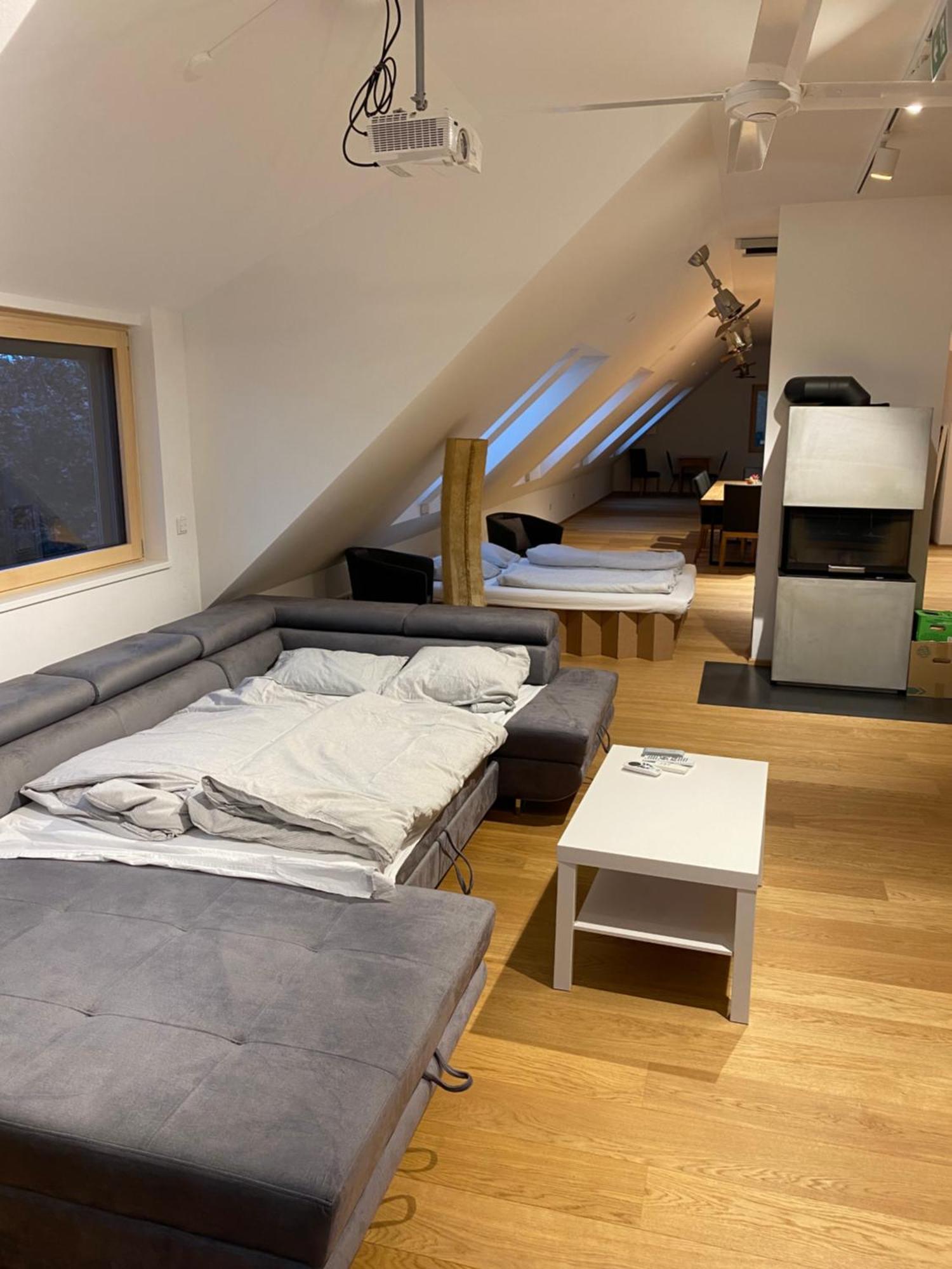 Salzburg-Loft Im Stadtteil Leopoldskron-Moos 120Qm Mit Balkon & Untersbergblick Exteriör bild